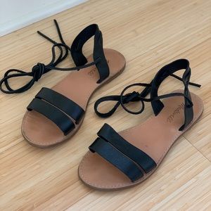 Madewell Lace Up Sandal Sz 7